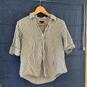 Jcrew 100% cotton striped button down